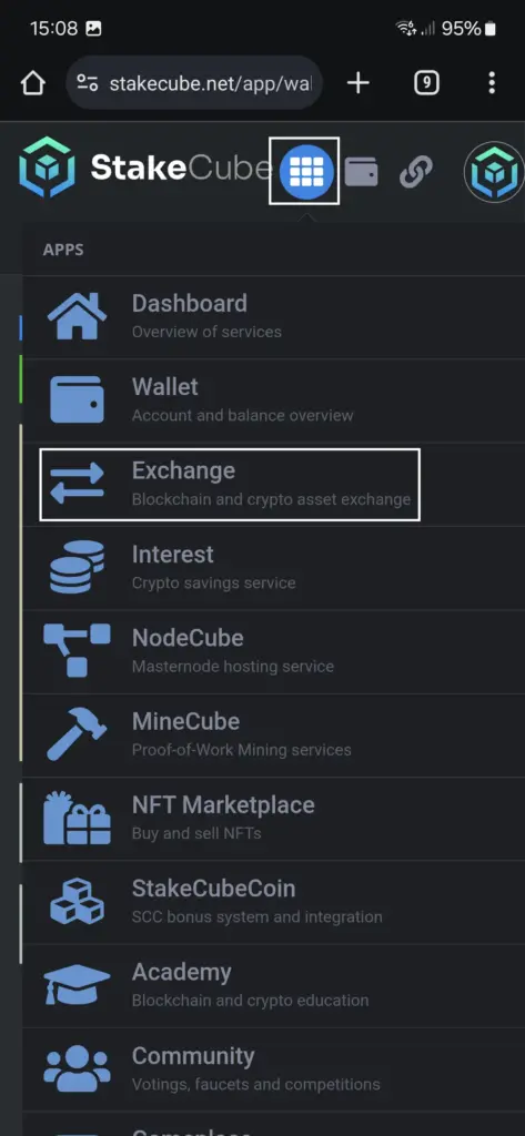 CoinEx exchange guide image