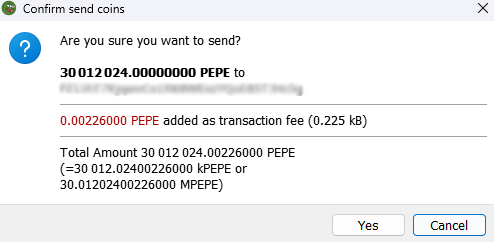 Pepecoin Core wallet guide image