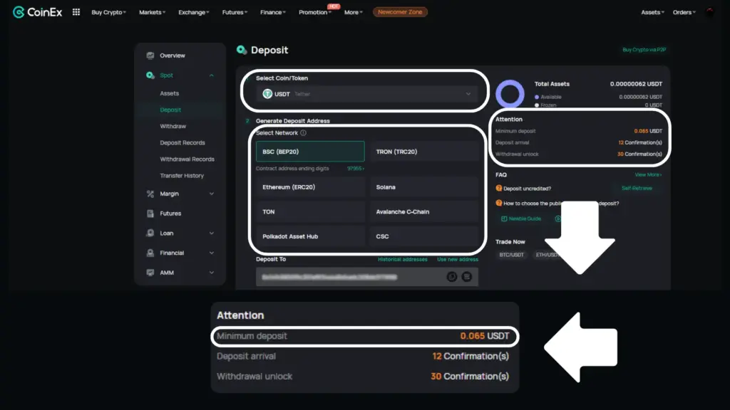 CoinEx exchange guide image