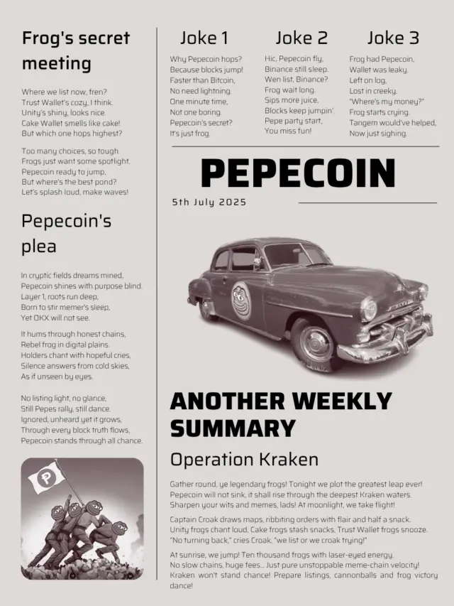 Pepecoin Weekly Summary